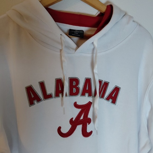 NEW Women's XXL 2XL Colosseum Alabama Crimson Tide Hoodie Sweatshirt NWT - Picture 2 of 12